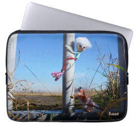 Fubby fantasie, op de vlucht voor een dier. ラップトップスリーブ