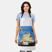 Fubby feest met taart en bruidspaar. エプロン (着用した状態)