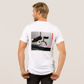 Fubby hangend als de scene van Tom Cruise. トライブレンドTシャツ (裏面全面)