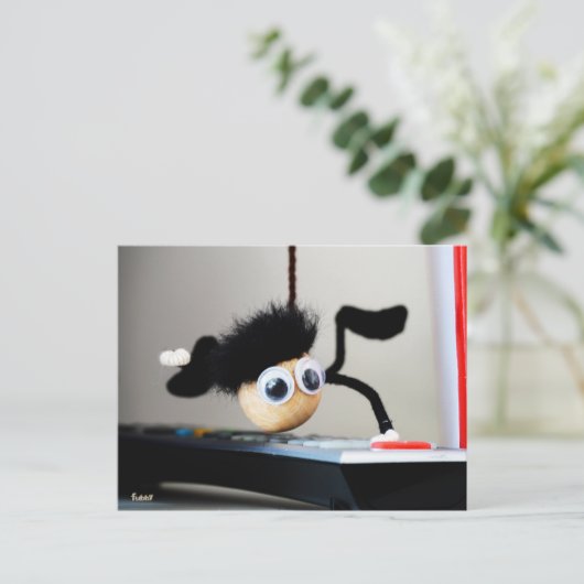 Fubby hangend als de scene van Tom Cruise. ポストカード (スタンド正面)