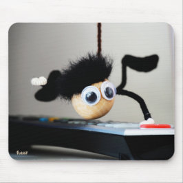 Fubby hangend als de scene van Tom Cruise. マウスパッド