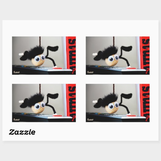 Fubby hangend als de scene van Tom Cruise. 長方形シール (シート)