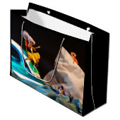 Fubby in de iconische Fimscene van de Titanic. ラージペーパーバッグ (正面アングル)