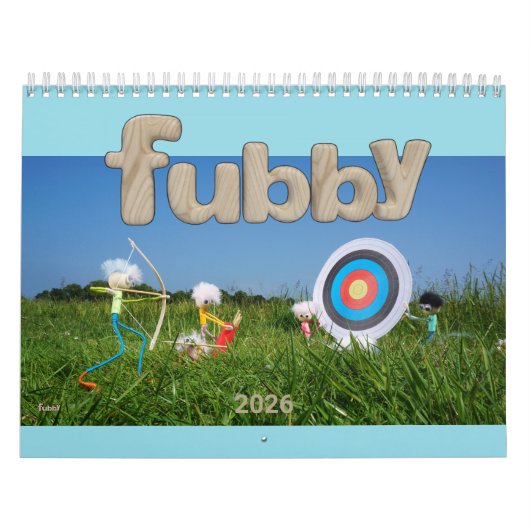 Fubby kalender voor 2026, positieve vibe ! カレンダー (カバー)