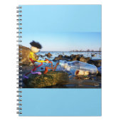 Fubby met flessenpost aan de kust. ノートブック (正面)