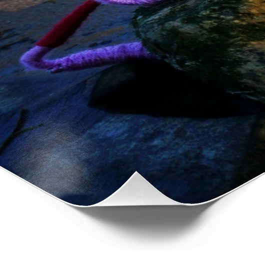 Fubby met flessenpost aan de kust. ポスター (コーナー)