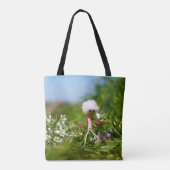 Fubby met Vlinder in een zomers landschap. トートバッグ (裏面)