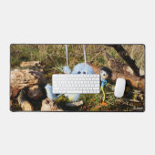 Fubby monster op de schommel. デスクマット (キーボード&マウス)