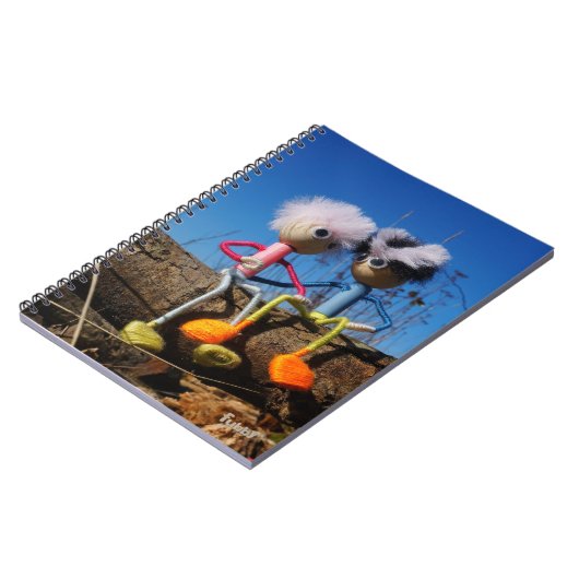 Fubby paartje dat romantisch verliefd zitten. ノートブック (左側)