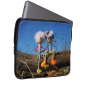 Fubby paartje dat romantisch verliefd zitten. ラップトップスリーブ (正面右)