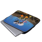 Fubby paartje dat romantisch verliefd zitten. ラップトップスリーブ (正面下部)