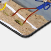 Fubby poppetjes die beach volleybal spelen. デスクマット (コーナー)