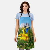 Fubby poppetjes die dansen met Narcissenjurk. エプロン (着用した状態)