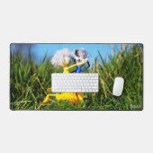 Fubby poppetjes die dansen met Narcissenjurk. デスクマット (キーボード&マウス)