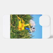 Fubby poppetjes die dansen met Narcissenjurk. iPhoneケース (裏面横)