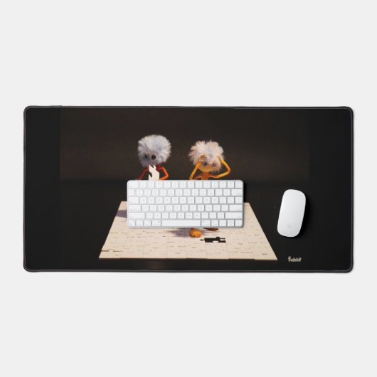 Fubby puzzel actie. デスクマット (キーボード&マウス)