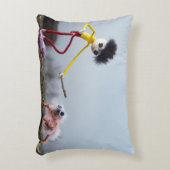 Fubby speelt buiten met dier. アクセントクッション (正面(垂直))