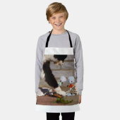 Fubby spelend met hun vriend de poes. エプロン (着用した状態)