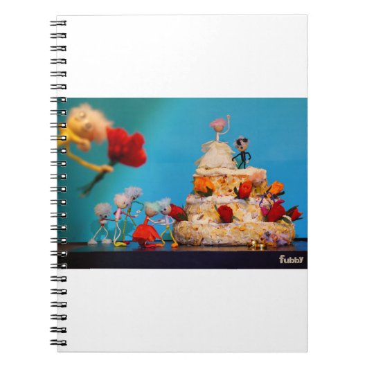 Fubby trouwfeest met gooien van boeket. ノートブック (正面)