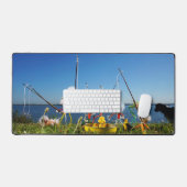 Fubby's actief met het hengelspel. デスクマット (キーボード&マウス)