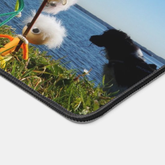 Fubby's actief met het hengelspel. デスクマット (コーナー)