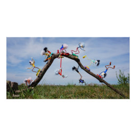 Fubby's die aan het Skaten zijn. ポスター