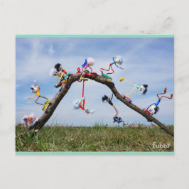 Fubby's die aan het Skaten zijn. ポストカード