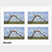 Fubby's die aan het Skaten zijn. 長方形シール (シート)