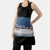 Fubby's die een lijn lieren van een Zeilboot. エプロン (インサイチュ)