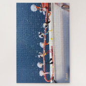 Fubby's die een lijn lieren van een Zeilboot. ジグソーパズル (縦)