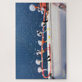 Fubby's die een lijn lieren van een Zeilboot. ジグソーパズル