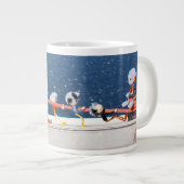 Fubby's die een lijn lieren van een Zeilboot. ジャンボコーヒーマグカップ (正面右)