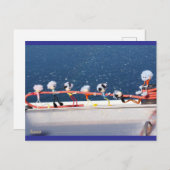 Fubby's die een lijn lieren van een Zeilboot. ポストカード (正面/裏面)