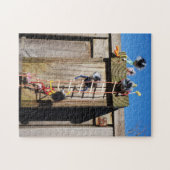 Fubby's die een vogelhuis beklimmen. ジグソーパズル (横)