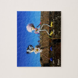 Fubby's die elkaars valentijn zijn. ジグソーパズル