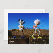 Fubby's die elkaars valentijn zijn. ポストカード (正面/裏面)