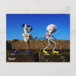 Fubby's die elkaars valentijn zijn. ポストカード