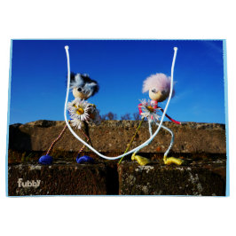 Fubby's die elkaars Valentijn zijn. ラージペーパーバッグ