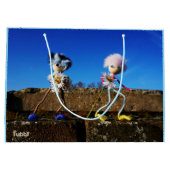 Fubby's die elkaars Valentijn zijn. ラージペーパーバッグ (裏面)