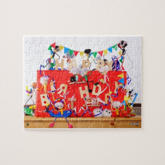 Fubby's die feest vieren voor verjaardag. ジグソーパズル (横)