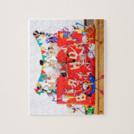 Fubby's die feest vieren voor verjaardag. ジグソーパズル