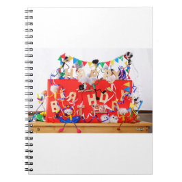 Fubby's die feest vieren voor verjaardag. ノートブック