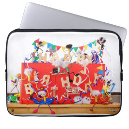 Fubby's die feest vieren voor verjaardag. ラップトップスリーブ