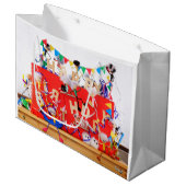 Fubby's die feest vieren voor verjaardag. ラージペーパーバッグ (正面アングル)