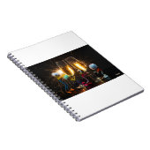 Fubby's die feestelijk proosten met vuurwerk. ノートブック (右側)