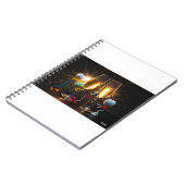 Fubby's die feestelijk proosten met vuurwerk. ノートブック (左側)