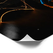 Fubby's die feestelijk proosten met vuurwerk. ポスター (コーナー)