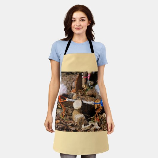 Fubby's die hout zagen. エプロン (着用した状態)