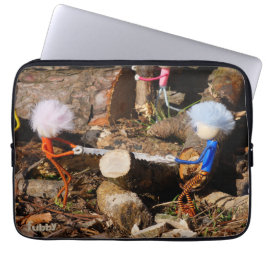 Fubby's die hout zagen. ラップトップスリーブ