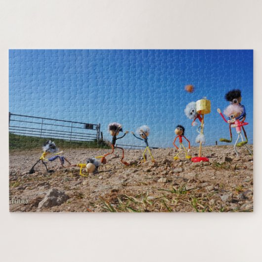 Fubby's die korfballen, winnen of verliezen. ジグソーパズル (横)